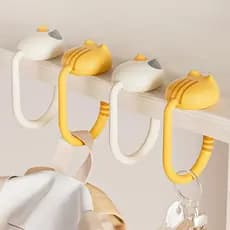 Suporte ajustável para mochila de mesa, gancho para mochila de estudante, suporte de armazenamento escolar para mesa lat
