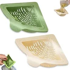 Filtro De Pia De Canto , Cesta De Drenagem Triangular Magnética , Instalação Sem Perfuração , Economia De Espaço , Armaz
