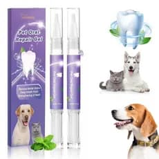 Gel De Reparo Oral Para Animais De Estimação , Limpador De Dentes De Cachorro , Caneta De Escova , Hálito Fresco , Cuida