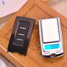 Balança Mini Universal UIUO Novo 0.01g Alta Precisão 200g/100g Balança Digital para Chaves de Carro Joias Balança de Coz