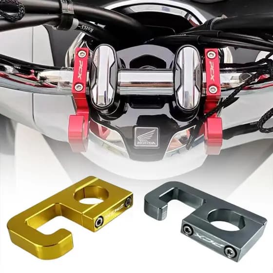 Capacete de alumínio resistente para motocicleta Honda PCX 160/150/125 e gancho para bagagem