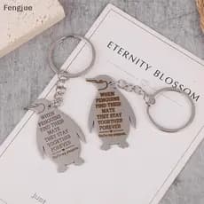 Fengjue 1Pc Chaveiro Pinguim-Presentes Românticos Fofos Para Amantes E Casais Aniversário Presente De Fonte Aleatória BR
