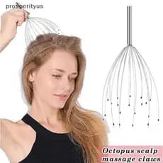 [prosperityus] Massageadores De Couro Cabeludo Com Raspador De Massagem De Cabeça De 20 Garras Para Relaxamento Profundo