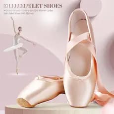 Uqueen Sapatos Profissionais De Ballet Pointe Para Meninas
