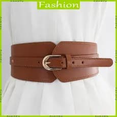 nava Cinto Elástico Feminino Elegante Retrô Com Fivelas Ajustável