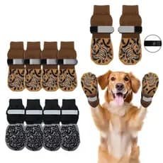 Meias Antiderrapantes Para Cães , Evitar Lamber Patas Pisos De Madeira , Protetores De Pata , Controle De Tração Pequeno