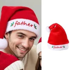 Hi * Chapéus Essenciais Papai Noel Para Festa Natal Pais Pelúcia Macia Eventos