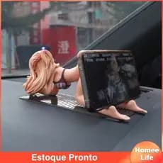 Anime Atraente Durável Flexível Suporte De Telefone Para Carro Decoração De Interiores Universal Indispensável Funcional