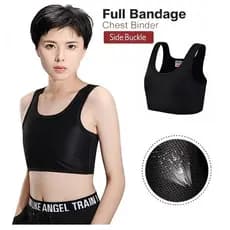 Womens Gancho Colete Top Corset Correias Sports Tank Bra para Peito Slim Fit Binders e Cosplay Baju Dalam Wanita ZGDH