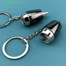 Chaveiros De Motor De Avião De Metal Com Design De Moda , Mini A Jato Personalizados [VN]