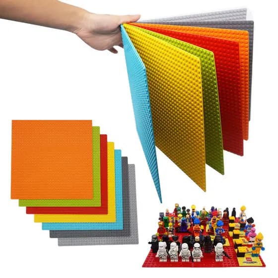 Placa Base Bloco de Construção 25 * 25cm Minifigure Acessórios Base Universal Compatível Lego 32 * 32 ponto 32 * 16spot