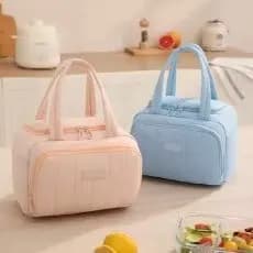 Bolsa Térmica para Almoço, Design Isolado com Múltiplos Bolsos, Impermeável HWXF