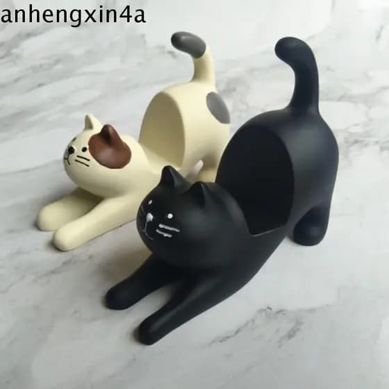 Suporte De Telefone Para Gato ANHENGXIN , Modelo De , Celular Extensível De Desenho Animado