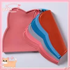 Tapete De Comida Para Gato PATH , Alimentação De Silicone Animais De Estimação Lavável E Fácil De Limpar Talheres Antide