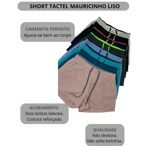 Kit  Shorts Feminino Lisa Cintura Alta Soltinho Bermuda Feminina Praia Fitness Academia Piscina