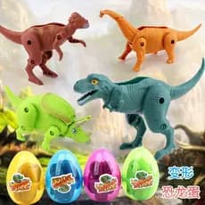 Máquina de Brinquedo de Cápsula Transformadora de Ovo de Dinossauro Jurássico Modelo Educacional