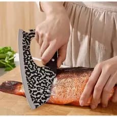Cutelo faca Inox Profissional Cabo King Artesanal para Cozinha