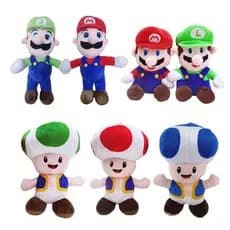 Boneco De Pelúcia Do Jogo Super mario/luigi/Cogumelo/Figura
