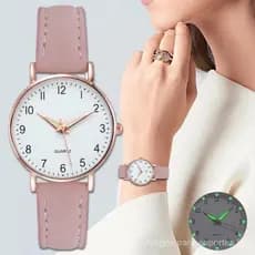 Relógio Digital de Quartzo Simples com Pulseira Luminosa para Estudantes Masculinos e Femininos OVGE