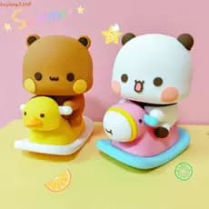 HUIJIANG Panda Bubu Dudu Figura Boneca , Urso , De Anime