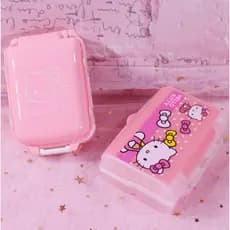 Life-365 Caixa De Comprimidos Hello Kitty Para Armazenamento/Mini Medicina Portátil