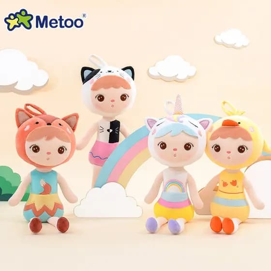 Boneca Metoo Nova Variedade Elf Keppel Unicórnio Gato De Pelúcia Brinquedos Para Crianças