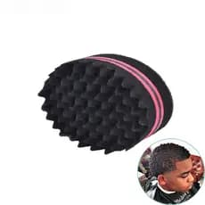 Nova Esponja De Escova De Cabelo De Barbeiro Wave Para Dreads Afro Locs Twist Curl Coil Magic Tool De Onda De Curls A Ba