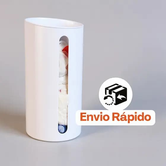 Porta Sacola de Parede com Dispenser – Puxe o Saco com Praticidade