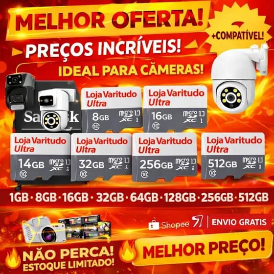 Cartão Memória Original Micro SD Ultra 32GB-256GB Com Adaptador p/Vendas diretas da fábrica