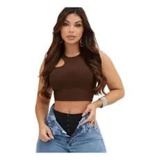Calça Cinta Modeladora Jeans Reduz Afina Medidas Lipo 2167