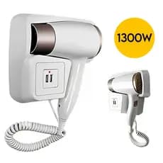 Secador de Cabelo Hotel Profissional Fixado Na Parede Banheiro de Hotel 1200W PRONTA ENTREGA