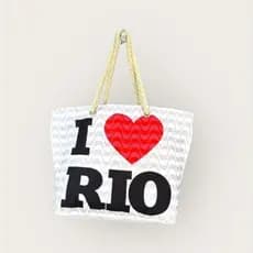 Bolsa de Praia I Love Rio Grande Unissex Poliéster Rio de Janeiro