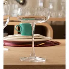 Taça Coupe Iduna Optic 300ml Cristal Ecológico Bohemia Ideal P/ Martini, Daiquiri Cosmopolitan Vinho