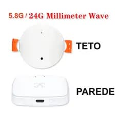 Sensor De Movimento Presença Humana Mmwave Zigbee/Wifi Tuya