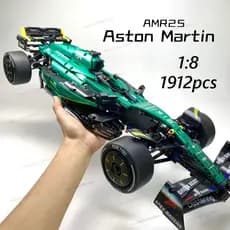 Blocos Montar 2026 F1 Aston Martin Aramco AMR25 com 1912 Pcs