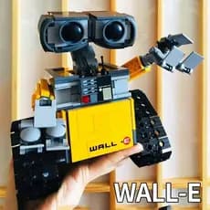 Blocos Montar WALL-E e EVA com 600+ peças e opção com controle remoto