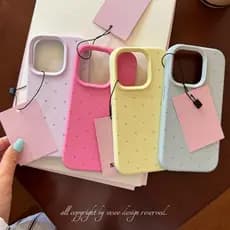INS Estilo Simples Amor Coração Caso Para iPhone 17 16 15 14 11 12 13 Pro Max Plus Cor Silicone Líquido Capa Macia