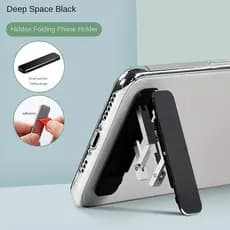 Dobrável Mini Plástico Suporte Do Telefone Silicone De Mesa 360 Rotação Universal Móvel