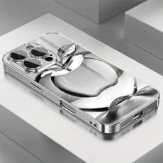 Cristal Claro Para Apple Padrão Vidro Galvanizado Caso iPhone 17 16 15 14 13 12 11 Pro Max Plus 16E Capa