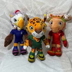 Chaveiro/Mascote de Pelúcia do Troféu da Copa do Mundo FIFA 2026 México-EUA