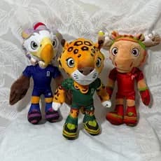 Chaveiro/Brinquedo de Pelúcia Mascote do Troféu México-EUA da Copa do Mundo FIFA 2026