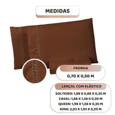 Jogo De Lençol Ponto Palito Solteiro Casal Queen King Micropercal Várias Cores