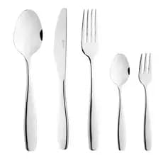 Faqueiro de Aço Inox Cannes 30 Peças - Jogos de Talheres - Mesa Posta - Wolff