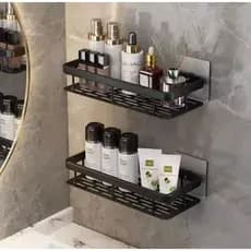 1/2/3 Suporte De Shampoo Prateleiras De Banheiro Sem Furo Premium Top alumínio suporte de banheiro