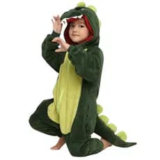 Pijama Macacão Dinossauro Infantil Menino - Pronta entrega no Brasil