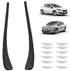 Par Pestana Acabamento Parabrisa Peugeot 308 408 + Presilhas