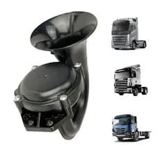 Buzina a Ar 1 Corneta 12/24V – Caminhões Volvo, Iveco, Scania, Atego e Axor