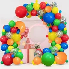 120pcs Balão De Látex Colorido Conjunto Para Festas E Aniversários