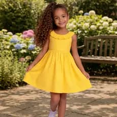 Vestido Infantil Menina Juvenil Algodão Forrado Casual Festa Luxo Princesa Bloguerinha
