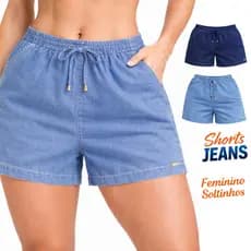 Bermuda feminina básica, Short feminino soltinho, Bermuda feminina soltinha para verão e dia quente